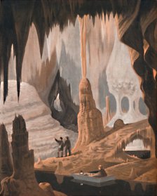 'The Wonder and Beauty of a Stalactite Cave', 1935. Artist: Unknown.