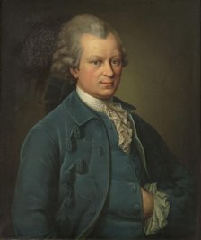 Portrait of Gotthold Ephraim Lessing (1729-1781), 1765. Creator: Anonymous.