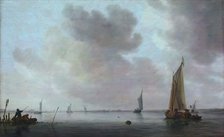 Fishing Boats off an Estuary, 1633. Creator: Jan van Goyen.