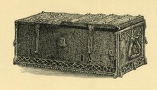 Iron casket, c1400, (1881).  Creator: J Brooke.