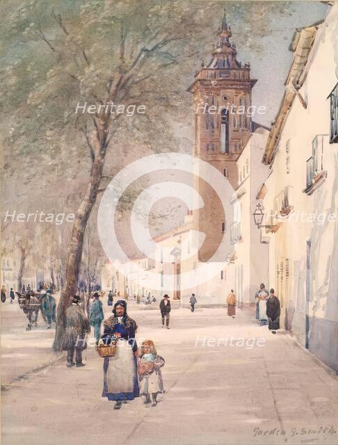 A Street in Seville, 1900-1924. Creator: Garden Grant Smith.