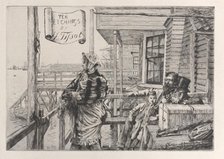 The Three Crows Inn, Gravesend, 1877. Creator: James Tissot.