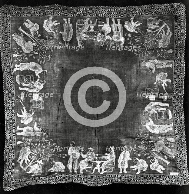 Handkerchief, Philippines, 19th century. Creator: Unknown.