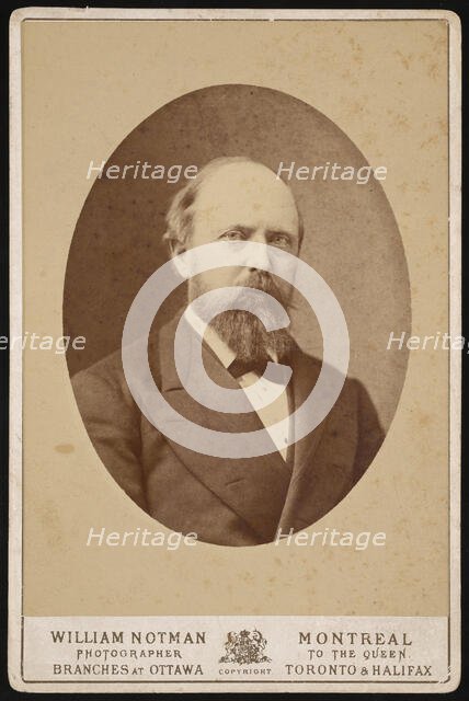 Portrait of Othniel Charles Marsh (1831-1879), Circa 1875. Creator: William Notman.