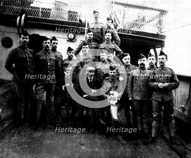 Lieutenants Clifford and Moorhouse, Officers in Charge, and NCOs for Uganda, 1898. Creator: Lascelles.