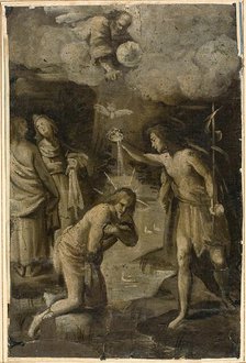Baptism of Christ, n.d. Creator: Rutilio di Lorenzo Manetti.