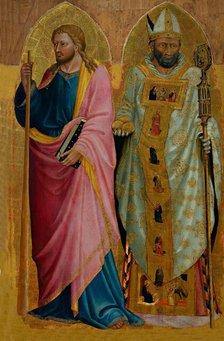 Saint James the Younger and Saint Nicholas of Bari, First third of the 15th cen.. Creator: Bicci di Lorenzo (1373-1452).