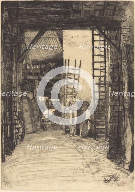 The Lime-Burner, 1859. Creator: James Abbott McNeill Whistler.