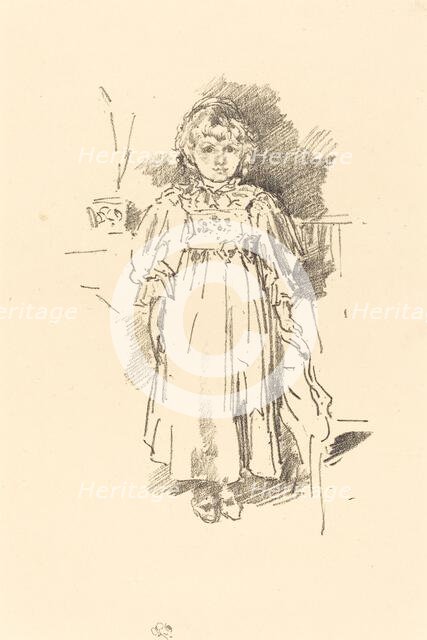 Little Evelyn, 1896. Creator: James Abbott McNeill Whistler.