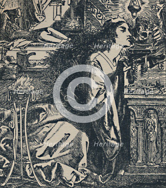 'Rosamond, Queen of the Lombards.', c1850-1900, (1923). Artist: Frederick Augustus Sandys.