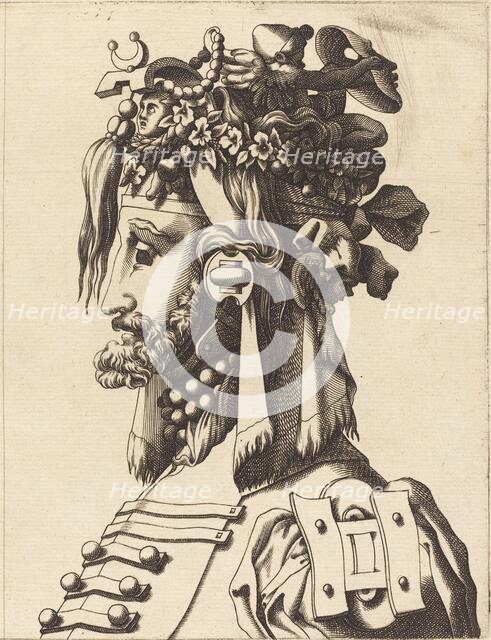 Bust of a Man in an Extravagant Costume, 1560/1600. Creator: Unknown.