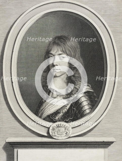 Maurice-Godefroi de la Tour d'Auvergne, Duke of Bouillon, 1657. Creator: Robert Nanteuil.
