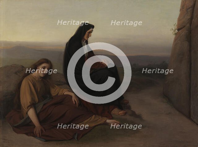 Women Mourning at Christ's Grave, 1868. Creator: Victorine Nordenswan.
