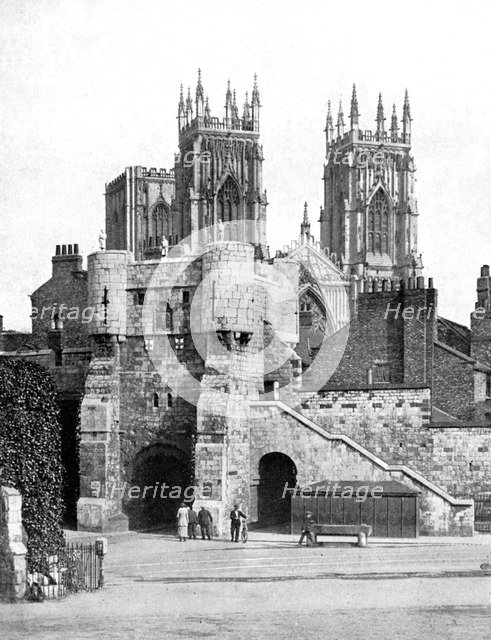 Bootham Bar, York, North Yorkshire, 1924-1926.Artist: Donald McLeish