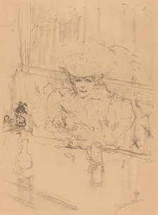 At the Hanneton (Au Hanneton), 1898. Creator: Henri de Toulouse-Lautrec.