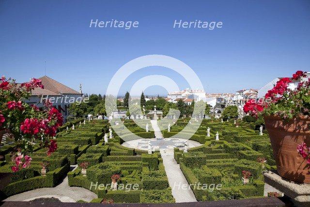 Pond garden, Garden of the Episcopal Palace, Castelo Branco, Portugal, 2009.  Artist: Samuel Magal