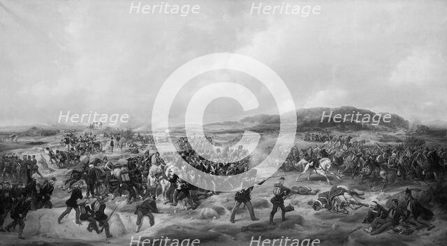 Battle of Isted, 25 July 1850, 1854. Creator: Niels Simonsen.