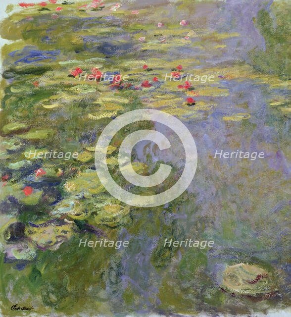 The Water Lily Pond, 1917-1919. Creator: Monet, Claude (1840-1926).