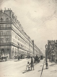 'Rue de Rivoli', 1915. Artist: Frank Milton Armington.