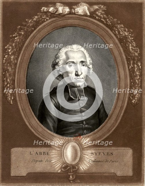 Portrait of Emmanuel Joseph Sieyès (1748-1836), .