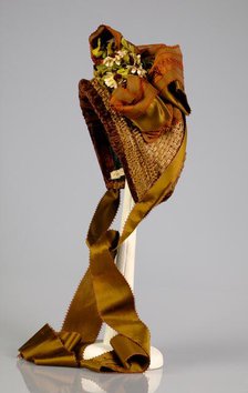 Bonnet, American, ca. 1885. Creator: Balch, Price & Company.