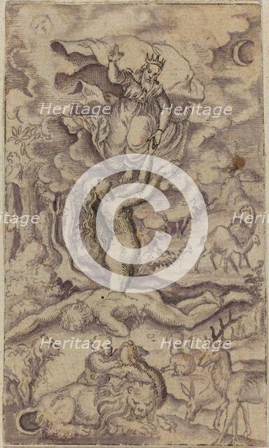 The Creation of Eve. Creator: Virgil Solis.