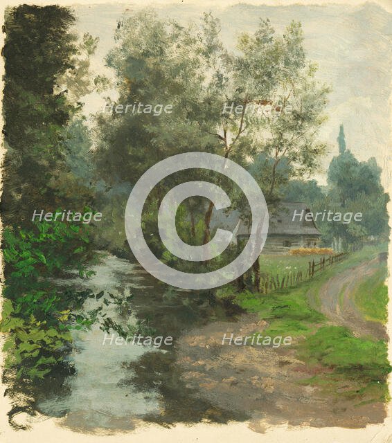 Shepherd's hut, 1850-1900. Creator: Jan Nowopacký.