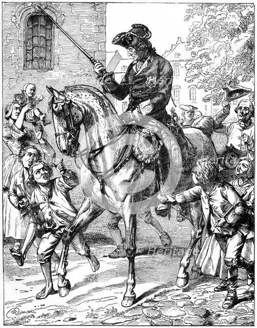 King Frederick II of Prussia (1712-1786), 19th century. Artist: Unknown