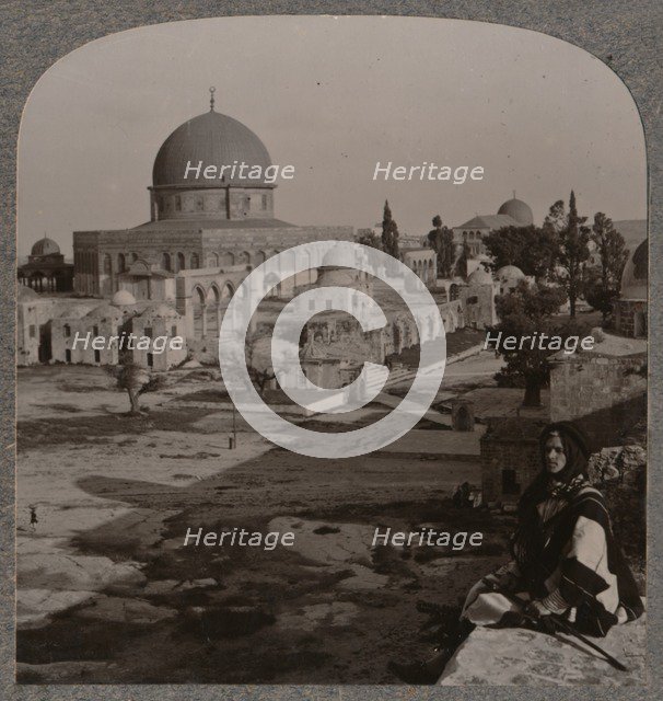 'Temple enclosure, Jerusalem', c1900. Artist: Unknown.