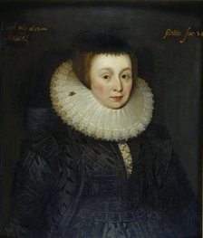 Portrait of Lady Emily Howard, early 17th century. Artist: School of Marcus Gheeraerts, the Younger.