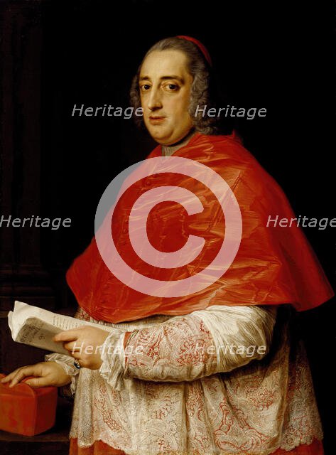Portrait of Cardinal Prospero Colonna di Sciarra, c1750. Creator: Pompeo Batoni.