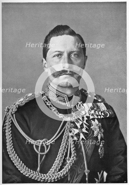 Wilhelm II, Emperor of Germany, 1900.Artist: Reichard & Lindner