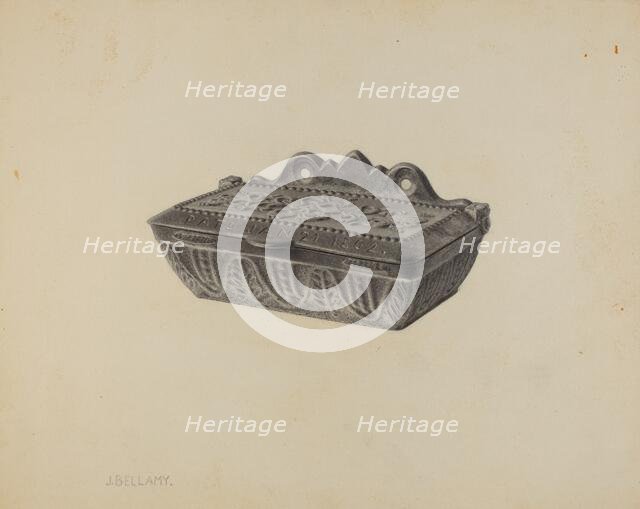 Match Safe, c. 1939. Creator: Julius Bellamy.