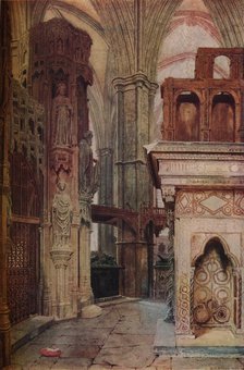 The Shrine and Chapel of Edward the Confessor, (1853), 1937. Artist: Unknown