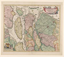 Map of South Holland, c.1675. Creator: Nicolaes Visscher.