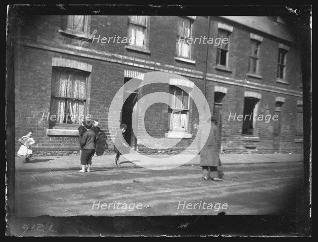 Nora Street, Cardiff, 1892. Creator: William Booth.