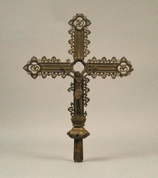 Processional Cross, Irish, early 20th century (original dated 15th century). Creator: Unknown.
