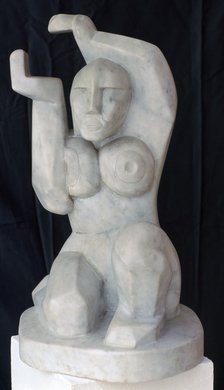 'Seated Woman', c1911-1915. Artist: Henri Gaudier-Brzeska