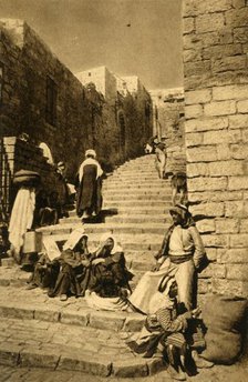 'Jerusalem - A Street', c1918-c1939. Creator: Unknown.