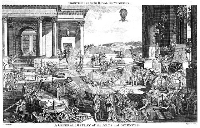 'A General Display of Arts and Sciences', 1790. Artist: Reynolds Grignion
