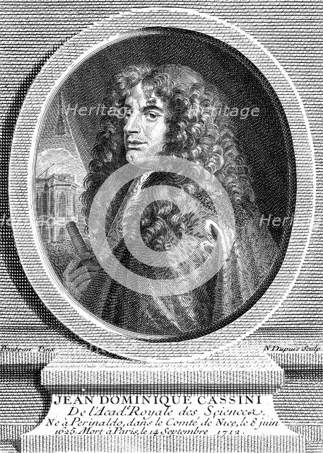Jean-Dominique Cassini, Italian-born French astronomer, 1777. Artist: Unknown