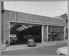 Graham & Roberts Garage, Botchergate, Carlisle, Cumbria, 1957 - 1961. Creator: John Laing plc.