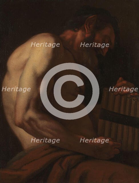 Pan and Syrinx, probably between 1660 and 1690. Creator: Workshop of Johann Carl Loth.