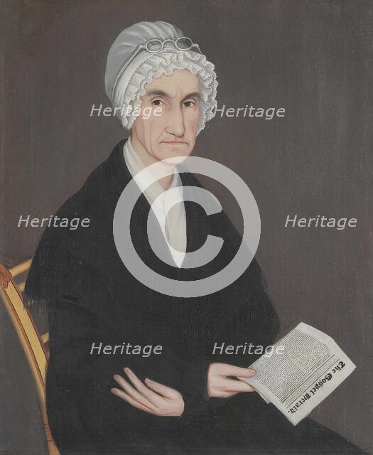 Mrs. Reuben Allerton (Lois Atherton), 1821/22. Creator: Ammi Phillips.