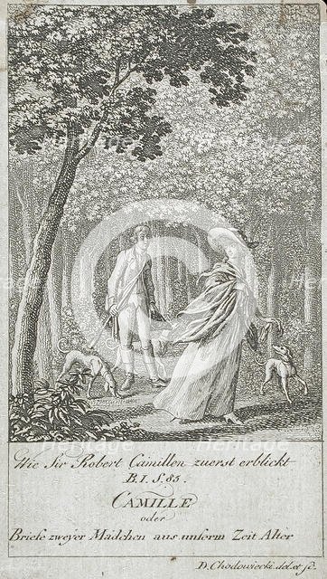 Title Page for 'Camille', 1787. Creator: Daniel Nikolaus Chodowiecki.