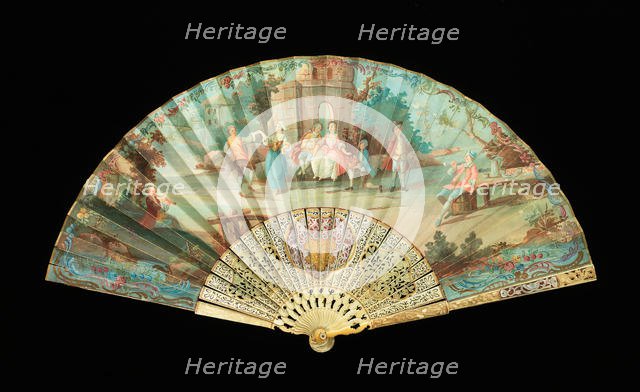 Fan, third quarter 18th century. Creator: Unknown.