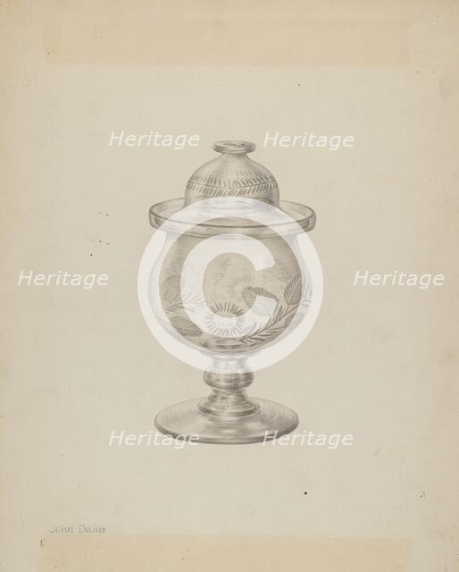 Sugar Bowl, c. 1940. Creator: John Dana.