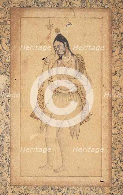 Female Ascetic (recto), c1600 (recto) Creator: Unknown.