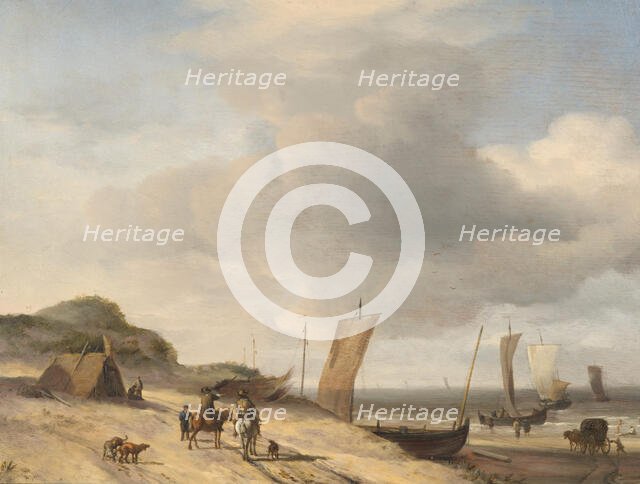 Dunes at Scheveningen, about 1659. Creator: Adriaen van de Velde.