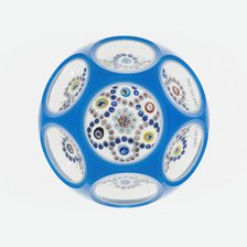 Paperweight, Baccarat, c. 1845-60. Creator: Baccarat Glasshouse.